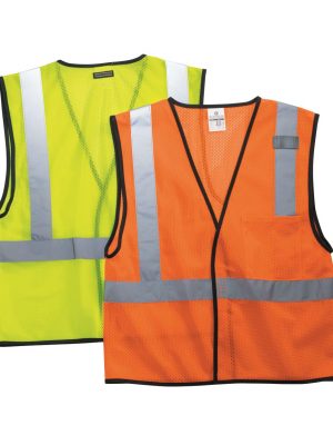 METHOD CHICAGO SCREEN PRINTING AND EMBROIDERY _ CUSTOM PRINTED HIGH VISIBILITY MESH VEST