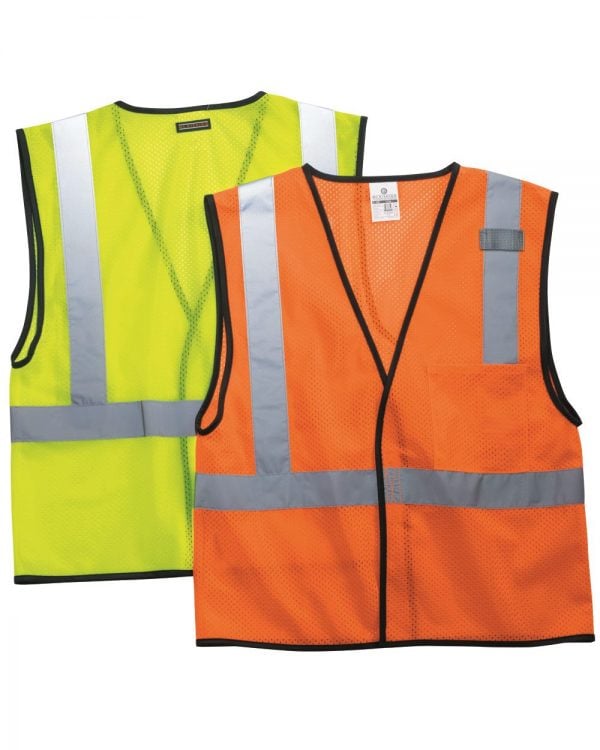 METHOD CHICAGO SCREEN PRINTING AND EMBROIDERY _ CUSTOM PRINTED HIGH VISIBILITY MESH VEST