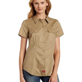 Method Screen Printing and Embroidery - Custom Printed Dickies Ladies Fit Work Shirt