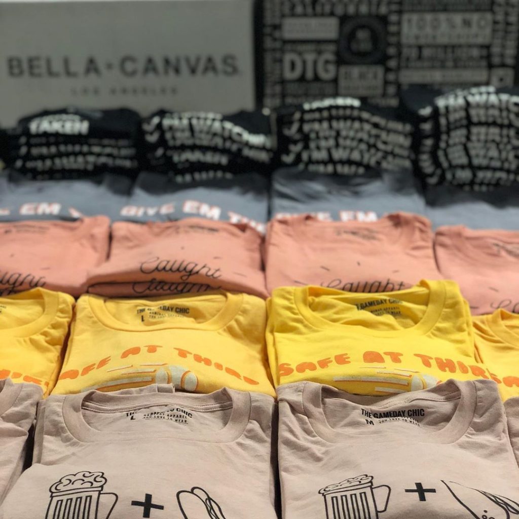 Custom Screen Printed Bella Canvas Shirts